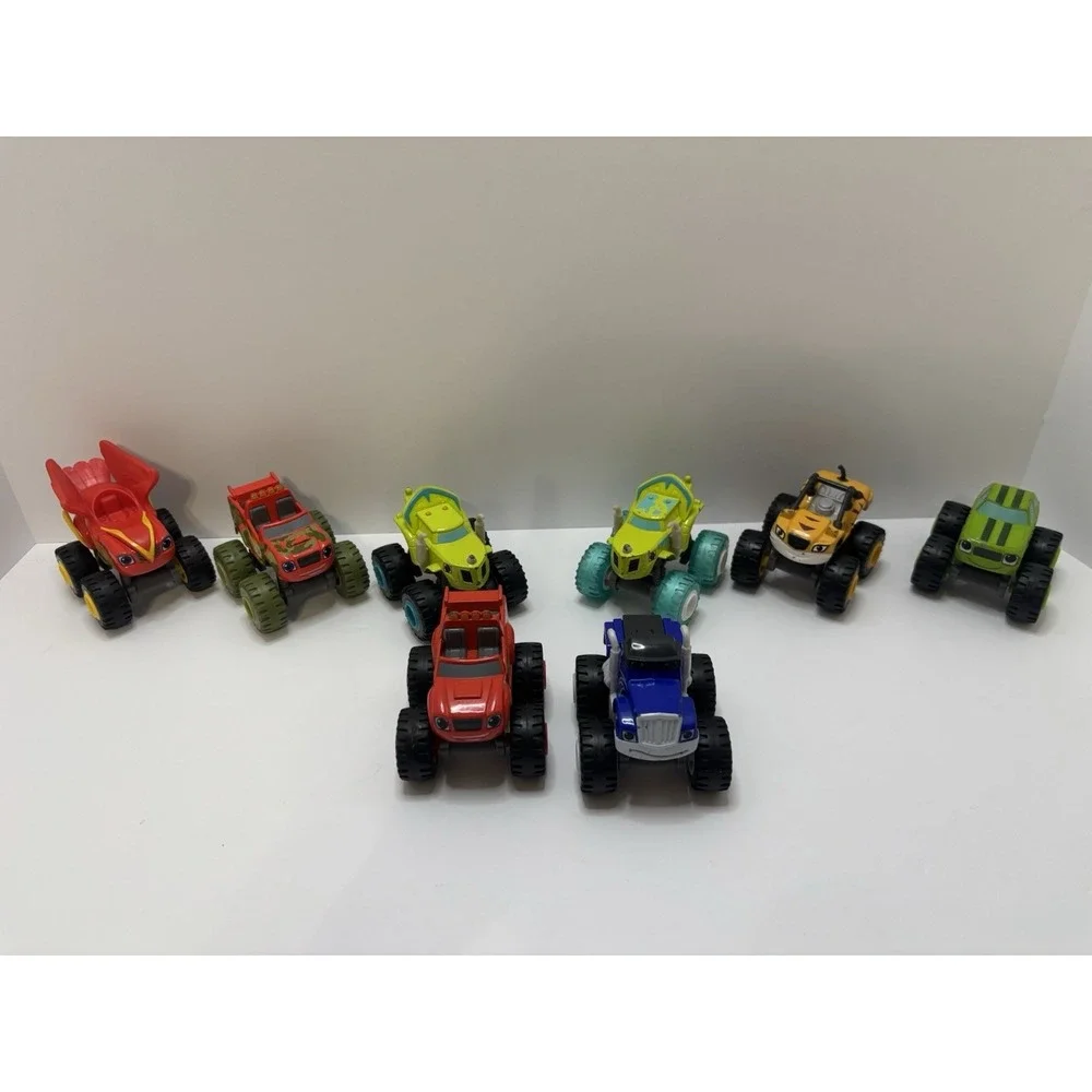 Blaze and the Monster Machines Die Cast Trucks Lot of 8
